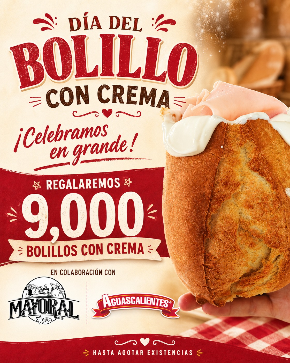 Día del Bolillo con Crema